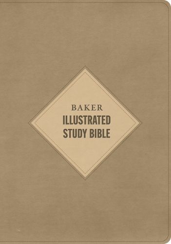 Cover image for CSB Baker Illustrated Study Bible, Khaki Leathertouch