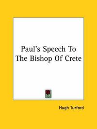 Cover image for Paul's Speech to the Bishop of Crete