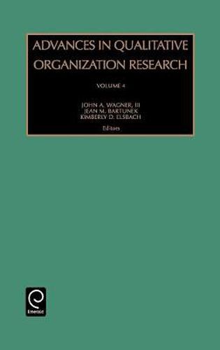 Cover image for Advances in Qualitative Organization Research