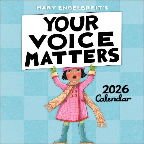 Cover image for Mary Engelbreit's Your Voice Matters 2026 wall calendar Calendar