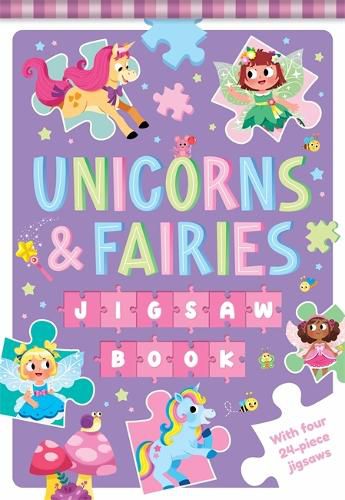 Cover image for Unicorns & Fairies Jigsaw Book