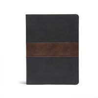 Cover image for CSB Spurgeon Study Bible, Black/Brown LeatherTouch (R)