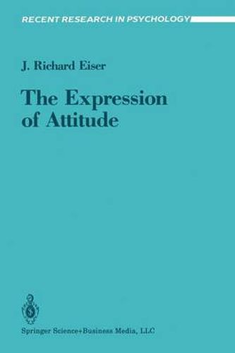 Cover image for The Expression of Attitude