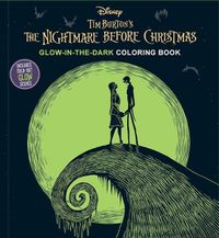 Cover image for Disney Tim Burton's the Nightmare Before Christmas Glow-In-The-Dark Coloring Book