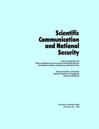 Cover image for Scientific Communication and National Security