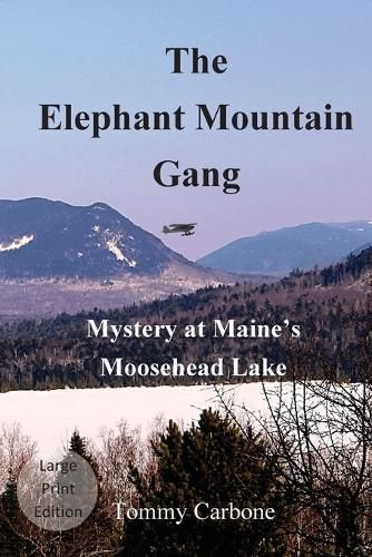 Cover image for The Elephant Mountain Gang - Mystery at Maine's Moosehead Lake (Large Print)