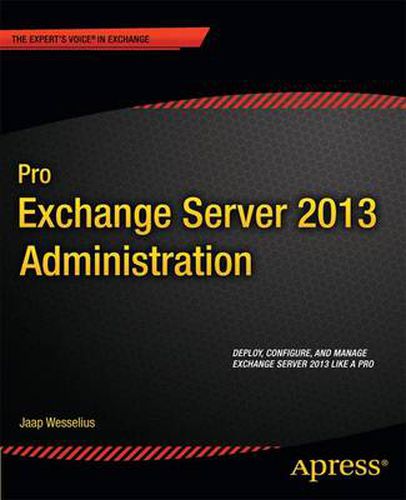 Cover image for Pro Exchange Server 2013 Administration