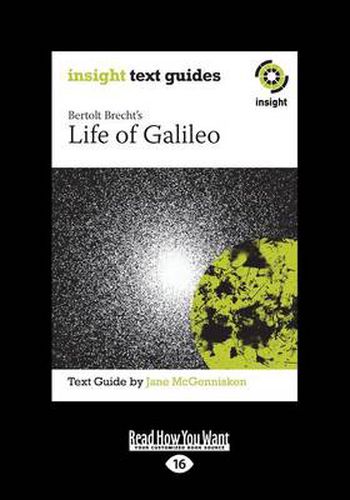 Cover image for Bertolt Brecht's Life of Galileo (2nd Edition): Insight Text Guide LARGE PRINT