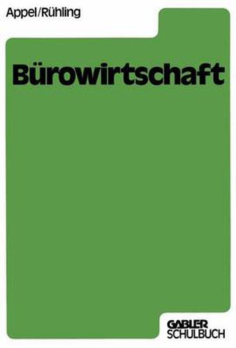 Cover image for Burowirtschaft