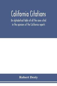 Cover image for California citations