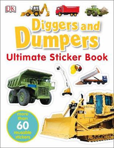 Cover image for Diggers & Dumpers Ultimate Sticker Book