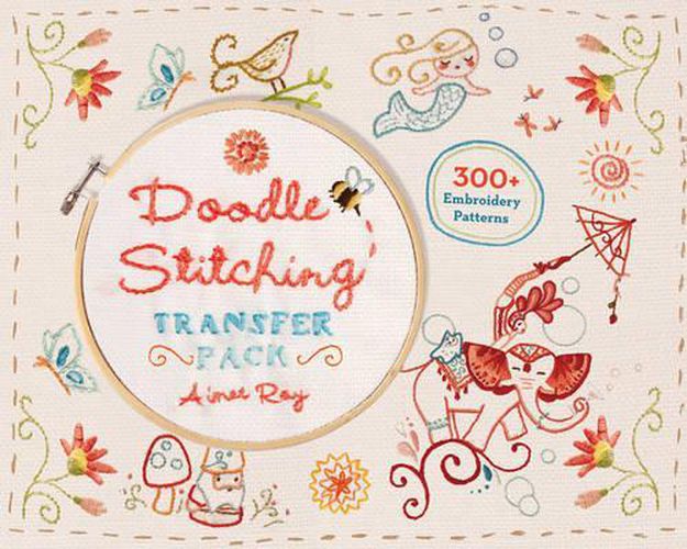 Cover image for Doodle Stitching Transfer Pack: 300+ Embroidery Patterns