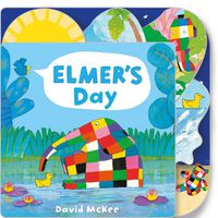 Cover image for Elmer's Day: Tabbed Board Book