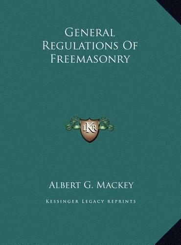 General Regulations of Freemasonry