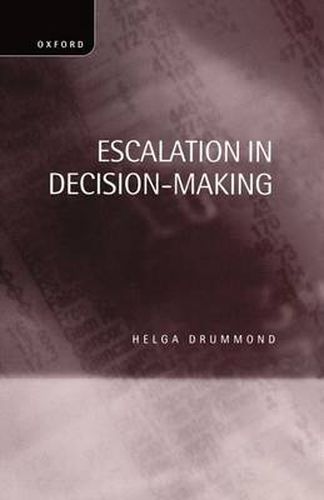 Cover image for Escalation in Decision-making: Tragedy of Taurus