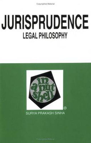 Cover image for Sinha's Jurisprudence (Legal Philosophy) Nutshell