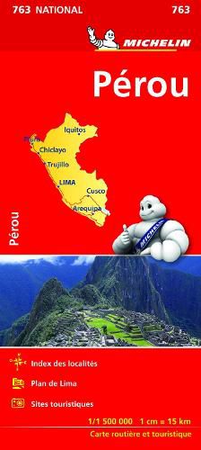 Cover image for Peru - Michelin National Map 763