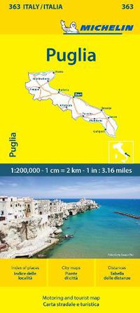 Cover image for Puglia - Michelin Local Map 363