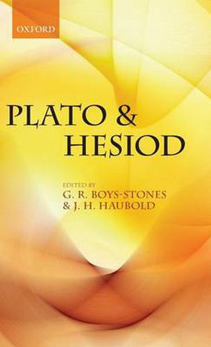 Cover image for Plato and Hesiod