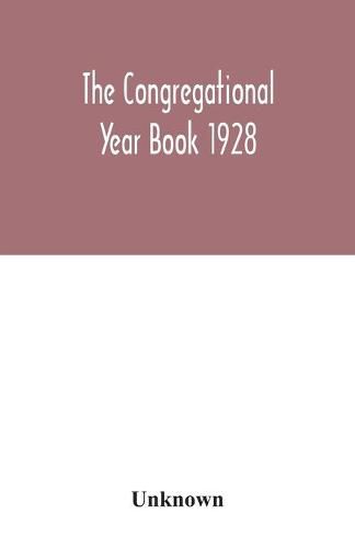 Cover image for The Congregational Year Book 1928