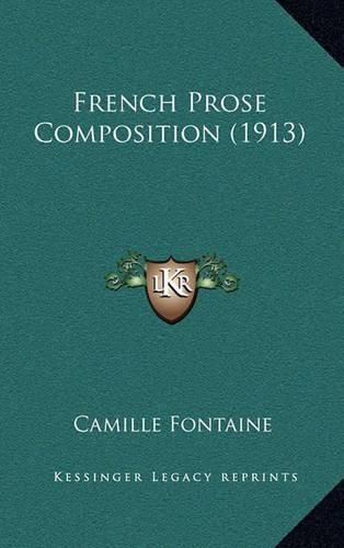 Cover image for French Prose Composition (1913)