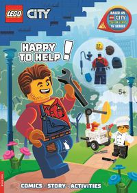 Cover image for LEGO (R) City: Happy to Help! Activity Book (with Harl Hubbs minifigure)