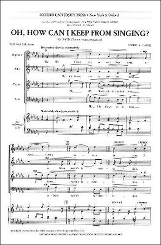 Cover image for Oh, how can I keep from singing?