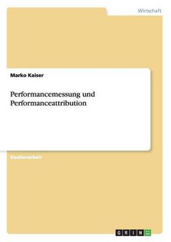 Cover image for Performancemessung und Performanceattribution