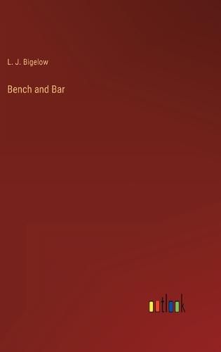 Cover image for Bench and Bar