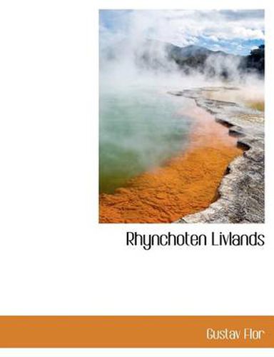 Cover image for Rhynchoten Livlands