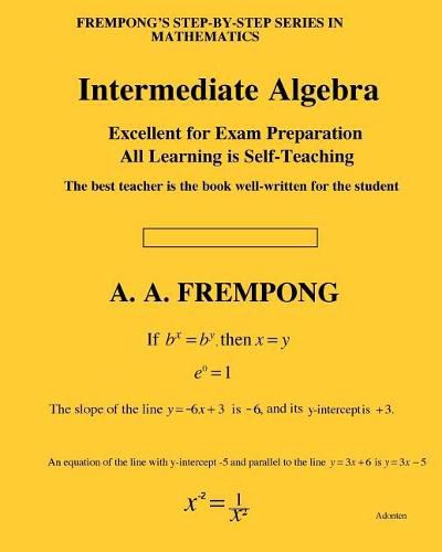 Cover image for Intermediate Algebra