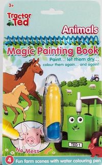 Cover image for Tractor Ted Magic Painting Book Animals