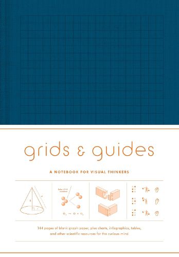 Grids & Guides Notebook: Blue