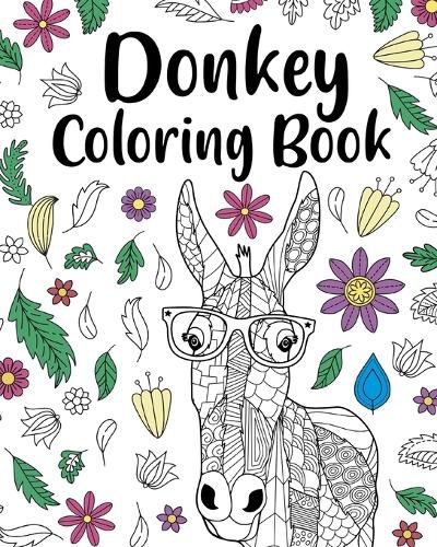 Cover image for Donkey Coloring Book