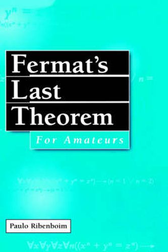Cover image for Fermat's Last Theorem for Amateurs