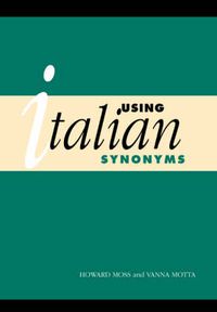 Cover image for Using Italian Synonyms