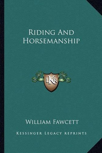 Riding and Horsemanship