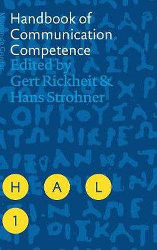 Cover image for Handbook of Communication Competence