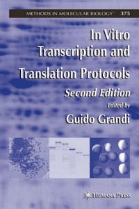 Cover image for In Vitro Transcription and Translation Protocols