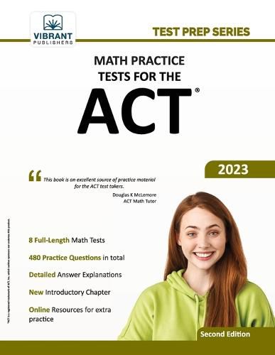 Cover image for Math Practice Tests for the ACT