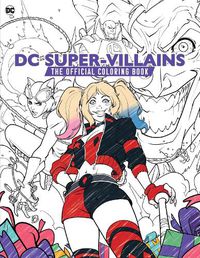 Cover image for DC Super-Villains: The Official Coloring Book