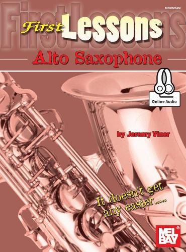 Cover image for First Lessons Alto Saxophone Book: With Online Audio