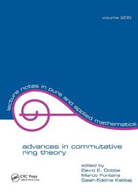 Cover image for Advances in Commutative Ring Theory