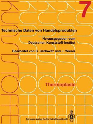 Cover image for Thermoplaste: Merkblatter 2401-2800