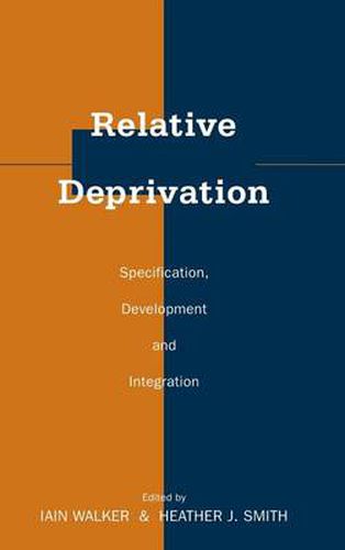 Cover image for Relative Deprivation: Specification, Development, and Integration