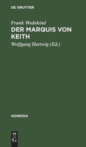 Cover image for Der Marquis von Keith