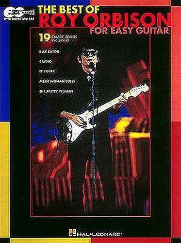 Cover image for The Best of Roy Orbison for Easy Guitar