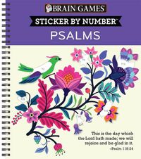 Cover image for Brain Games - Sticker by Number: Psalms