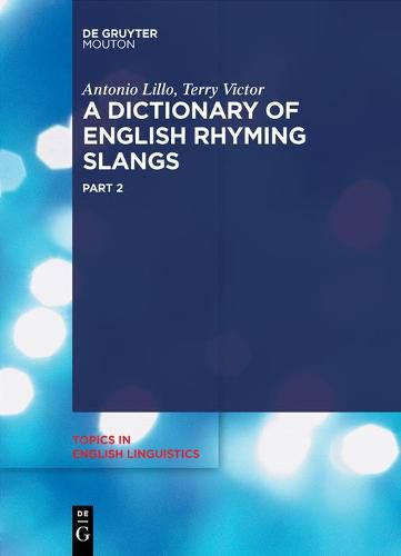 Cover image for A Dictionary of English Rhyming Slangs