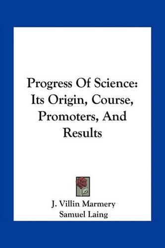 Cover image for Progress Of Science